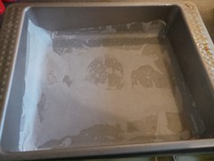 Ikeavorm bekleden met bakpapier